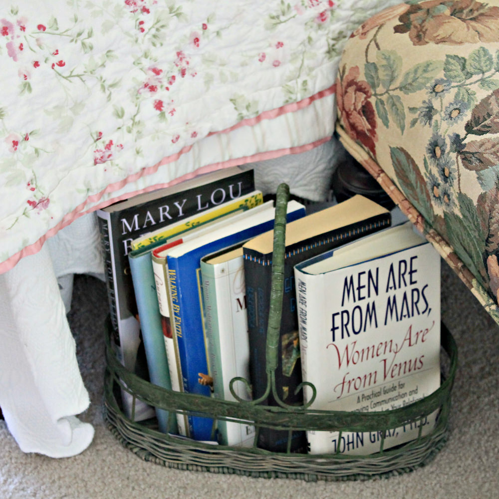 Books in a Guest Bedroom. Howerton+Wooten Events.