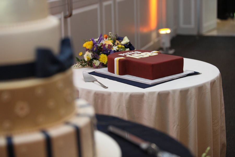 Wedding Cake and Groom's Cake. MadWorks Photography. Howerton+Wooten Events.