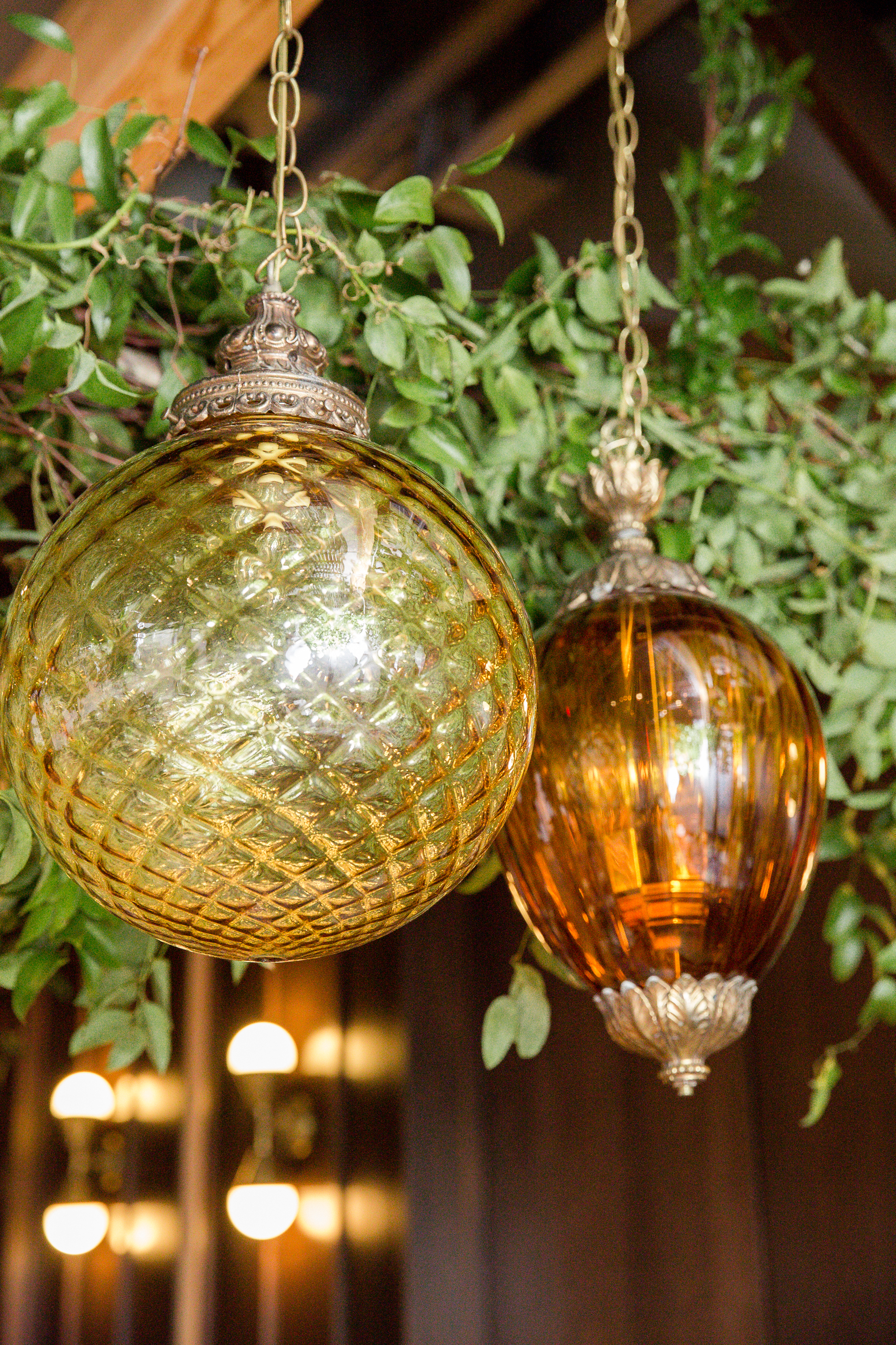 Gold and Amber Moroccan Lanterns