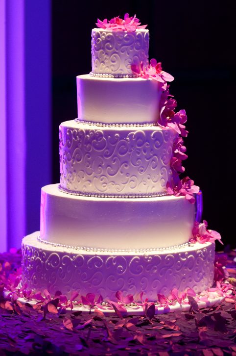 Five Tier Wedding Cake. Howerton+Wooten Events