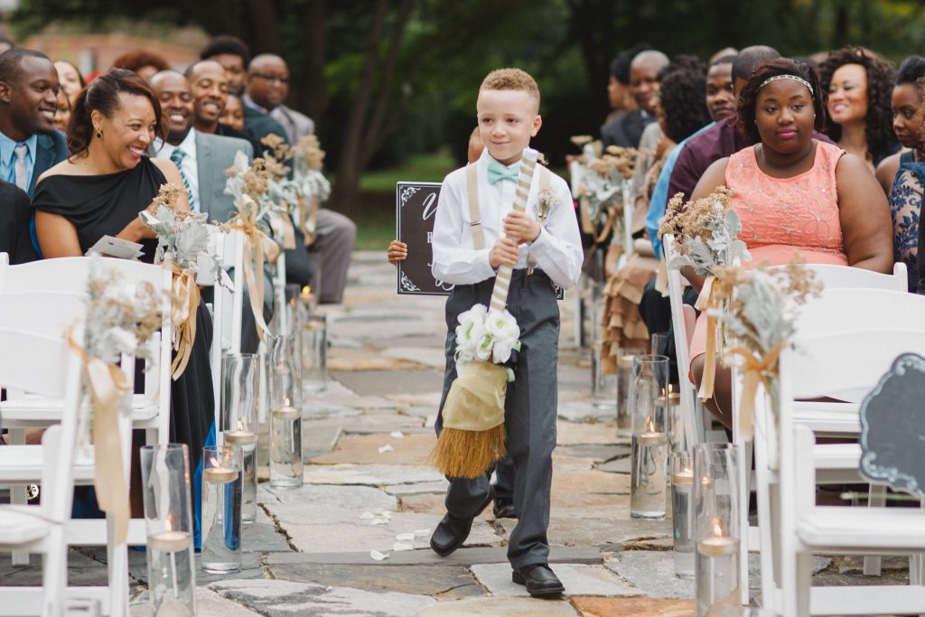 Wedding Broom Carrier. Howerton+Wooten Events.