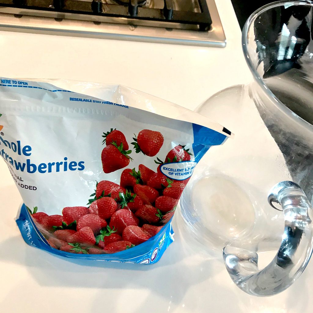 Frozen Strawberries and a Pitcher. Howerton+Wooten Events.
