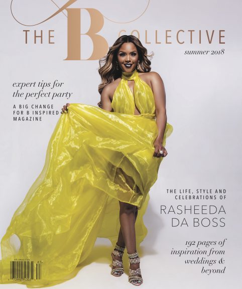 B Collective Magazine, Summer 2018 Cover. Howerton+Wooten Events.