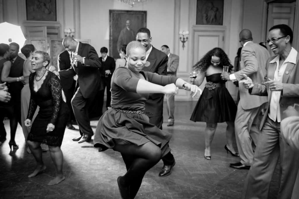 Wedding Guests Dancing. Howerton+Wooten Events.