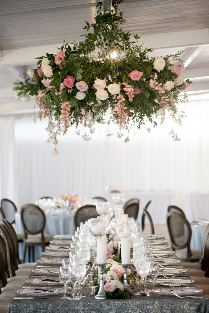 Hanging Wedding Flowers. Howerton+Wooten Events.